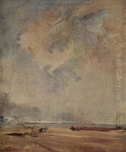 Die normannische Kuste by Richard Parkes Bonington
