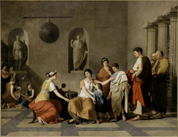 Cornelie, mere des Gracques, montre ses enfants, en disant: "Voici mes richesses et mes bijoux" - view 1