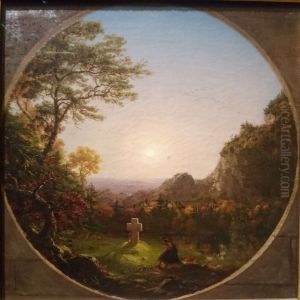 La Croix dans la solitude, dit aussi La Croix dans la contree sauvage, 1845 by Thomas Cole