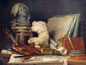 Les Attributs de la peinture, de la sculpture et de l'architecture Les Attributs de la peinture, de la sculpture et de l'architecture