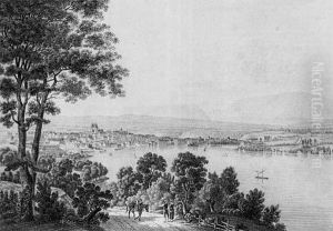 Vue De Geneve Depuis Cologni by Louis Samuel Carrard