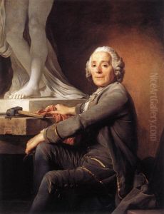 Christophe Gabriel Allegrain, Sculptor by Joseph-Siffred Duplessis