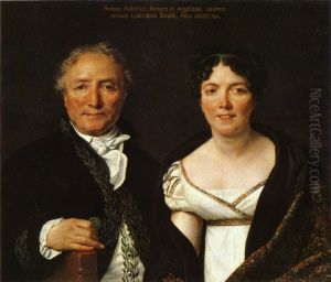 Monsieur et Madame Mongez. Antoine Mongez (1747-1835), archeologue, membre de l'Academie des Inscriptions et Belles-Lettres, administrateur des Monnaies, et sa femme, nee Angelique Levol( 1775-1855), peintre.
