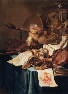 Vanitas with a Royal Crown