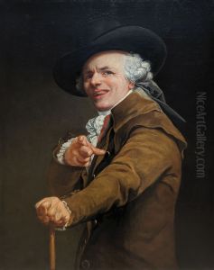 Self-portrait of the artist in the guise of a mocker by Joseph Ducreux