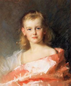 Portrait of Queen Wilhelmina as crown princess (1880-1962)
