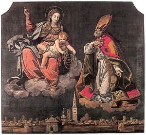 San Geminianoraccomanda alla Vergine la citta diModena San Geminianoraccomanda alla Vergine la citta diModena