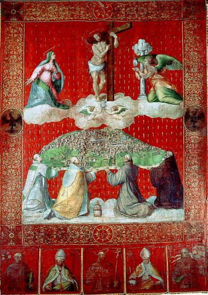del gonfalone della citta dell'Aquila - view 1