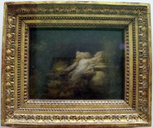 Le Voeu a l'Amour by Jean-Honore Fragonard
