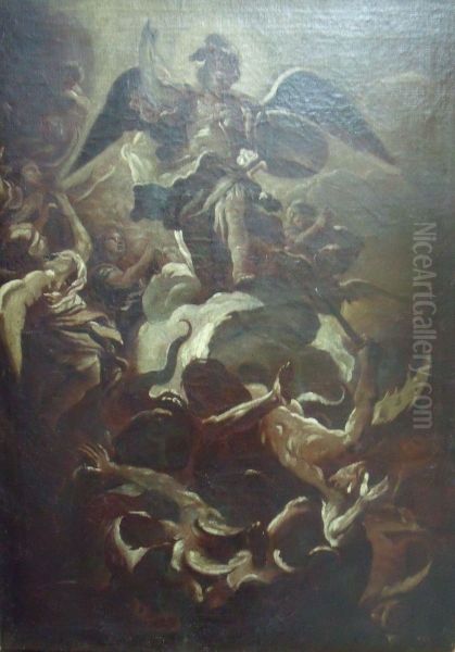 Escena religiosa amb l'arcangel Gabriel - view 1