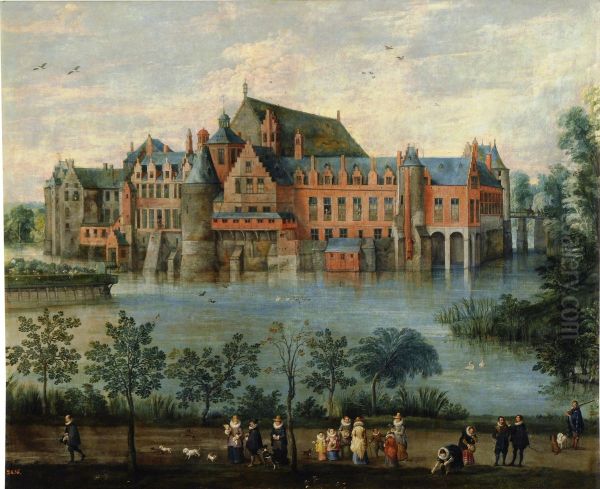 Los Archiduques Isabel Clara Eugenia y Alberto en el Palacio de Tervuren en Bruselas - view 1