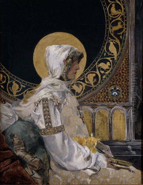 Santa en oracion - view 1