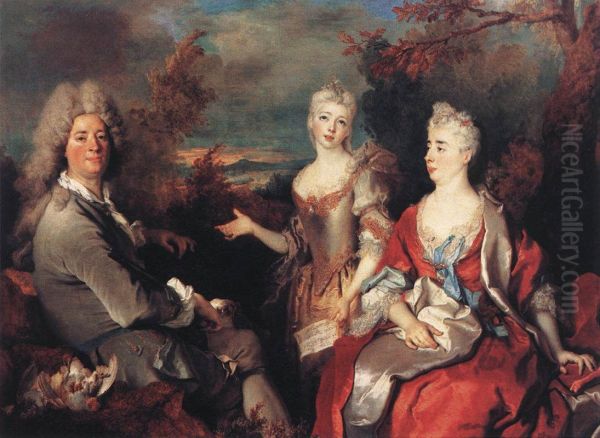 Portrait de famille; dit autrefois le peintre, sa femme et sa fille - view 1