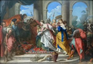 Salomon et la reine de Saba by Nicolas Vleughels