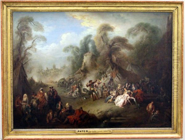 Une Fete champetre. Rejouissance de soldats - view 1