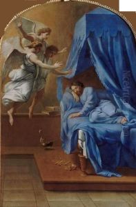 Der Traum des Heiligen Bruno by Eustache Le Sueur