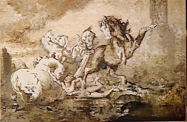 Diomedes Devoured by His Own Horses - view 1
