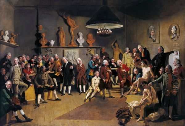The Academicians of the Royal Academy - view 1