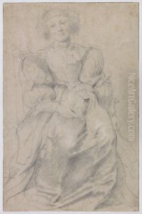 Portrait of Helene Fourment by (studio of) Rubens, Peter Paul