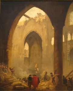 The Destruction of a Church by Hubert Robert