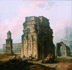 L'Arc de triomphe et le theatre d'Orange