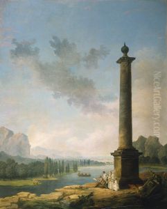 The Column by Hubert Robert