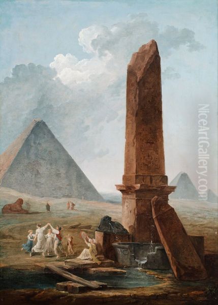 The Farandole Amidst Egyptian Monuments - view 1