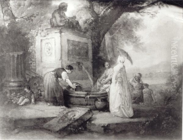 Scene at a Well. - view 1
