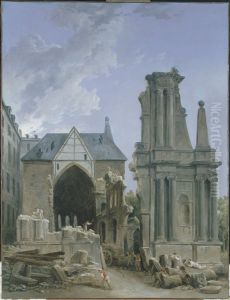 Demolition of the Church of the Feuillants by Hubert Robert