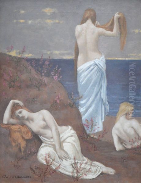 Young Girls on the Edge of the Sea - view 1