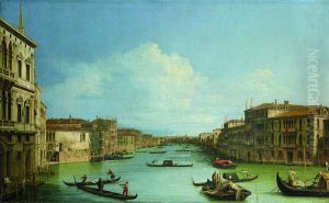 Il Canal Grande da Ca' Foscari verso il ponte di Rialto