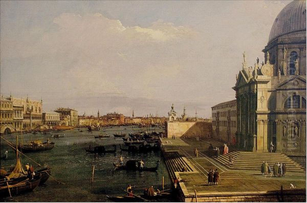 Santa Maria della Salute und die Riva degli Schiavoni in Venedig - view 1