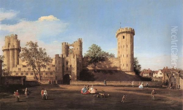 Warwick Castle: the East Front - view 1