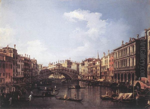 The Rialto Bridge from the South - view 1