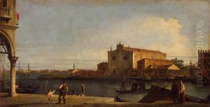 View of San Giovanni dei Battuti at Murano by Canaletto