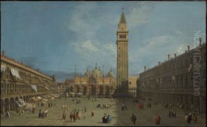 Piazza San Marco by Canaletto