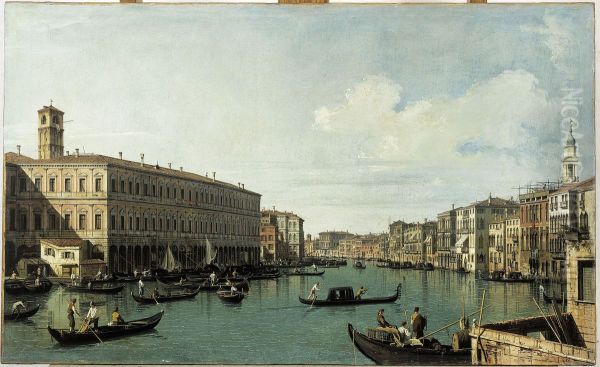 Le Grand Canal, vu du pont du Rialto - view 1