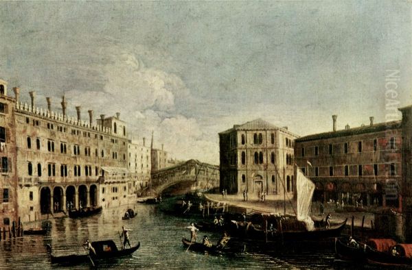 Il Canale Grande a Rialto - view 1