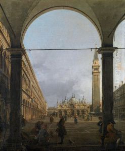 Piazza San Marco by Canaletto
