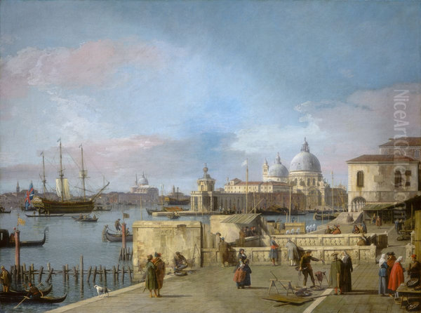 Entrance to the Grand Canal: from the West End of the Molo - view 1