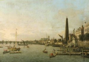 The Thames at Westminster, London