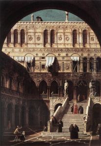Scala dei Giganti by Canaletto