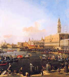 Venice, Bacino di San Marco on Ascension Day by Canaletto
