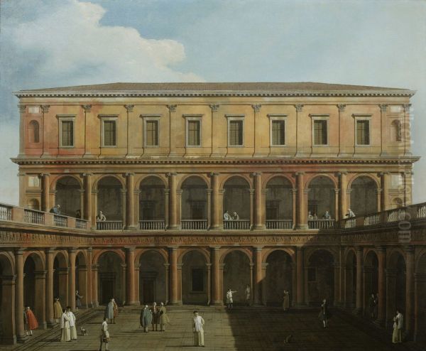 Caprice View of the Monastery of the Lateran Canons. - view 1