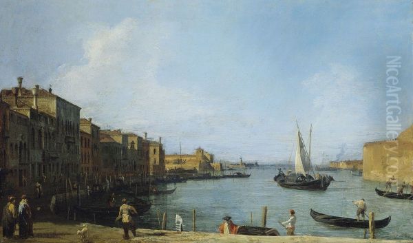 Venice: Il Canale di Santa Chiara verso la laguna - view 1