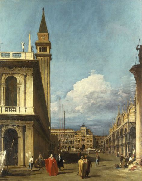 The Piazzetta looking North towards the Torre dell'Orologio - view 1