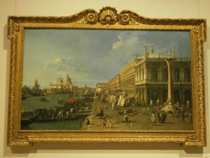 Il Molo verso la Zecca con la colonna di San Teodoro
