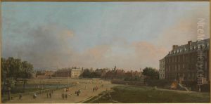 London: The Old Horse Guards from St James's Park by Canaletto