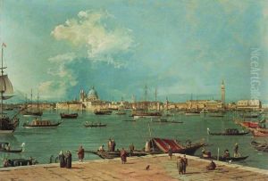 the Bacino di San Marco from San Giorgio Maggiore by Canaletto