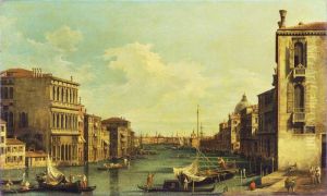 The Grand Canal from Campo San Vio towards the Bacino The Grand Canal from Campo San Vio towards the Bacino